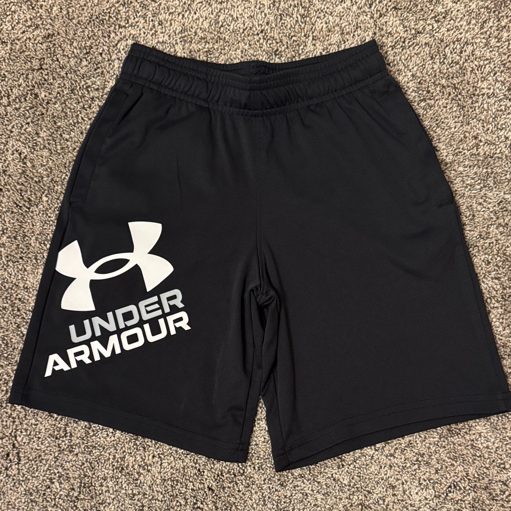 Under Armour Boy’s Black Athletic Shorts